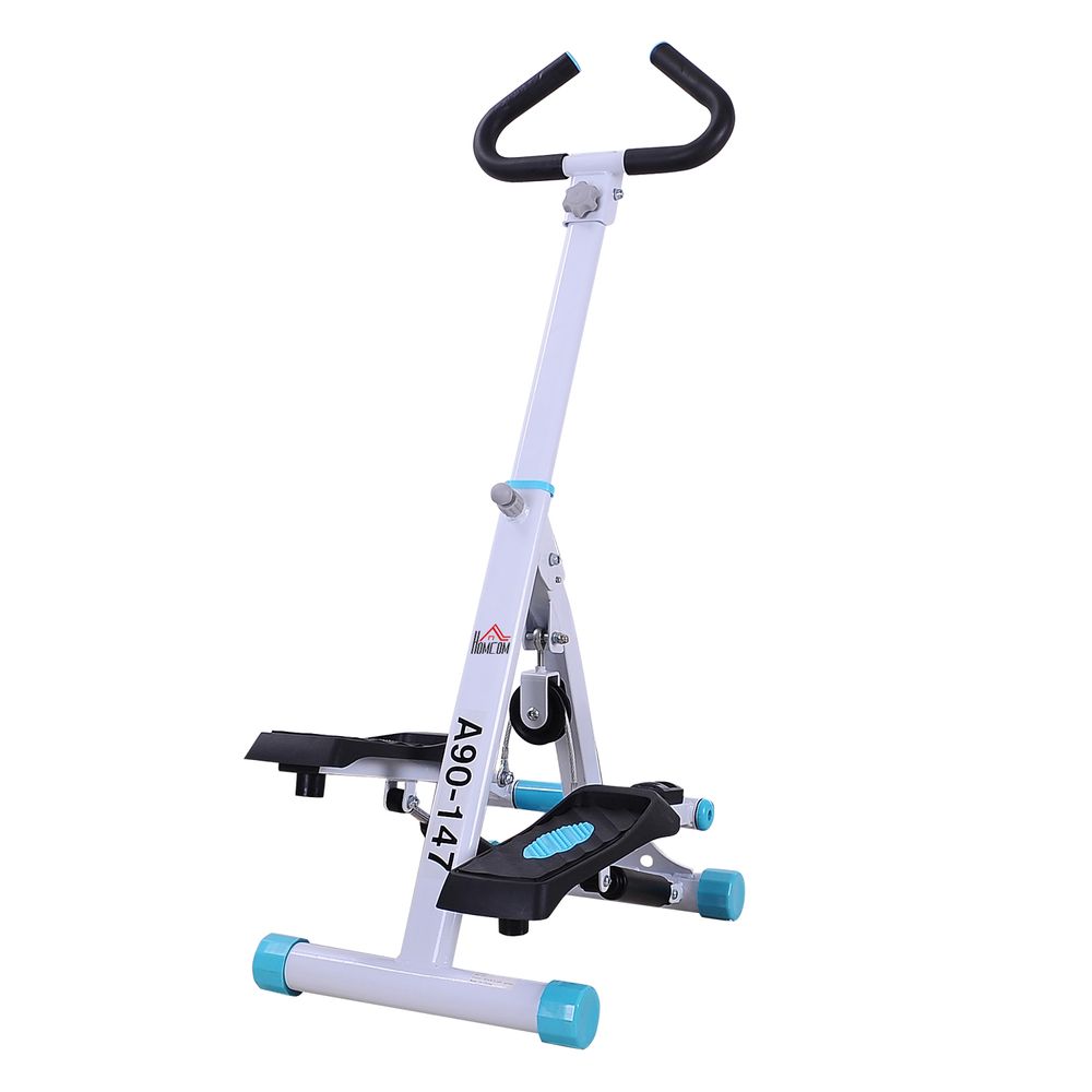 Foldable Handle Bar Fitness Exercise Stepper for Cardio Workout