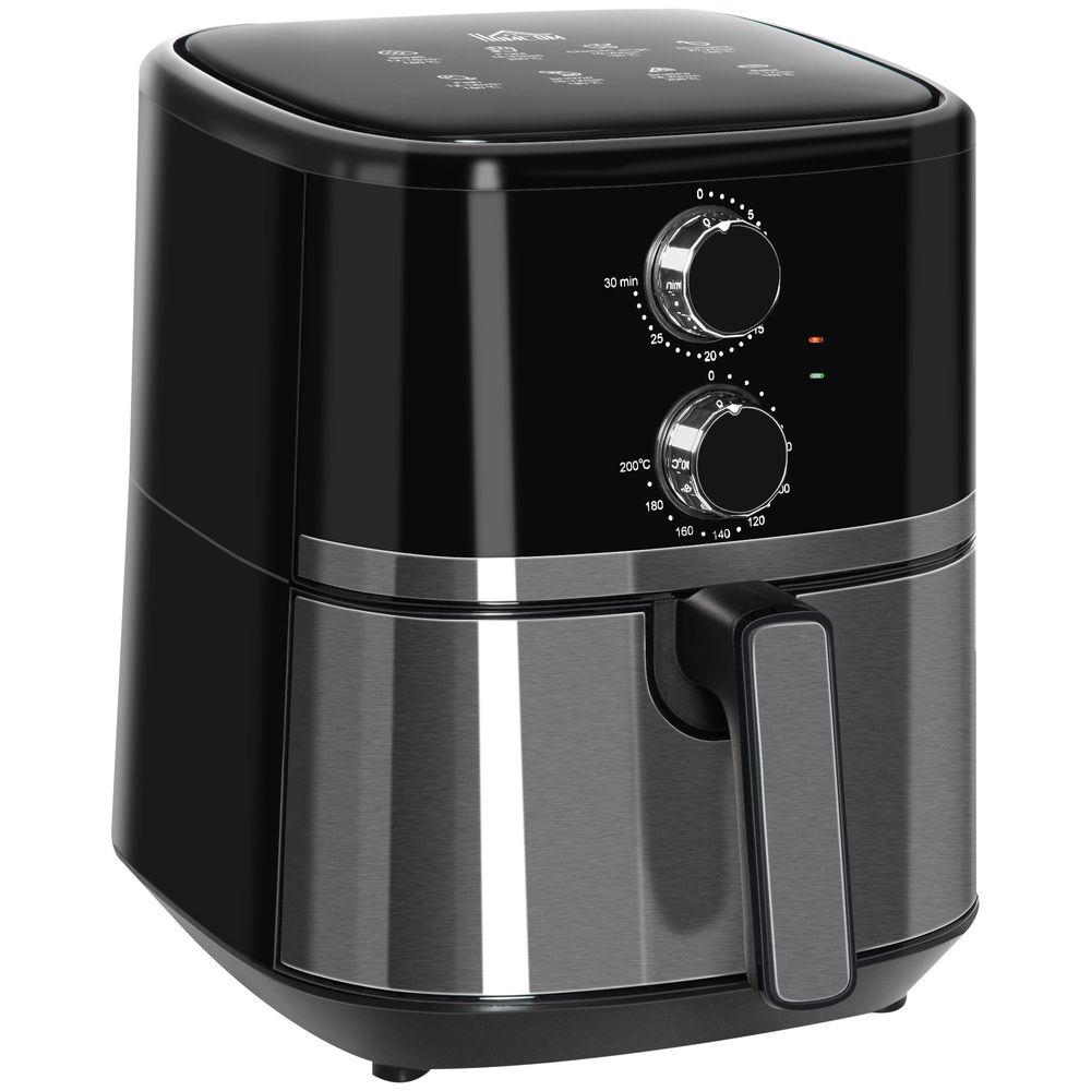 1500W Rapid Air Fryer with Timer - 4.5L