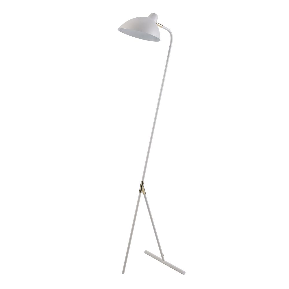 Delicata White Monopod Floor Lamp Reading Light