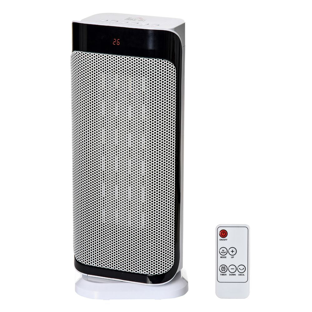 Portable Oscillating Ceramic Space Heater with Three Heating Modes