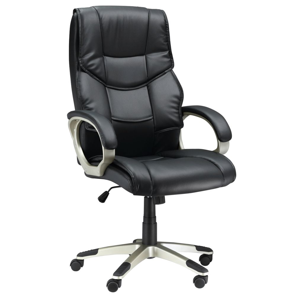 Executive Faux Leather Computer Office Chair with High Back