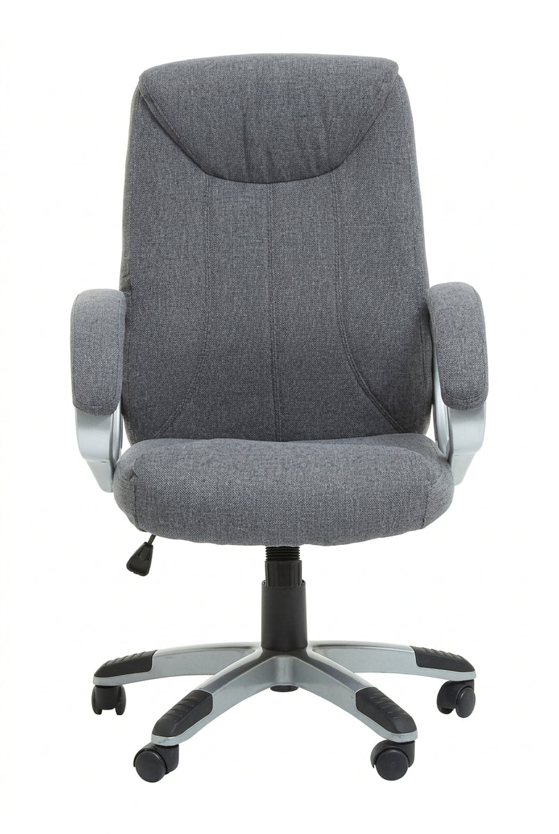 Finlay Grey Ergonomic Office Chair with Armrests & Swivel Base – Aspect ...