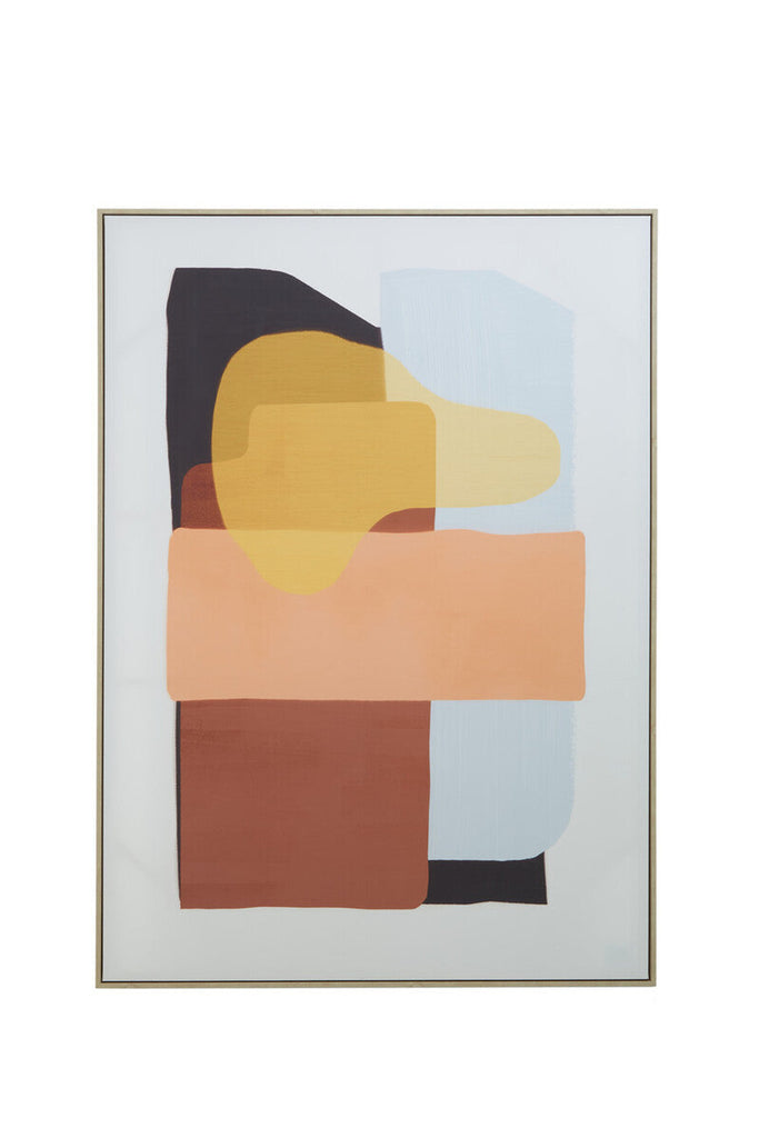 Astratto Multi Coloured Canvas Wall Art