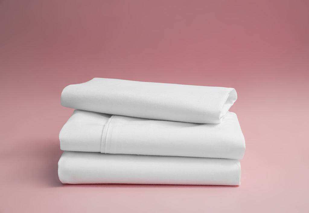 OLIVIA ROCCO Basics Fitted Sheet – Super Soft Cotton Linen, Durable & Elasticated 
