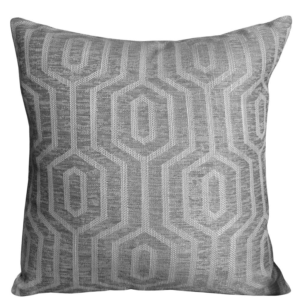 OLIVIA ROCCO 2 Pack Paris Decorative Square Cushion Covers – Grey