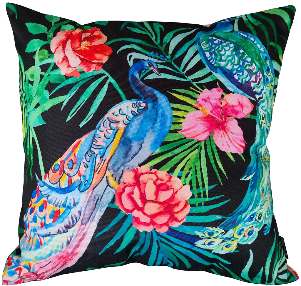 OLIVIA ROCCO Waterproof Peacock Cushion – 43x43cm