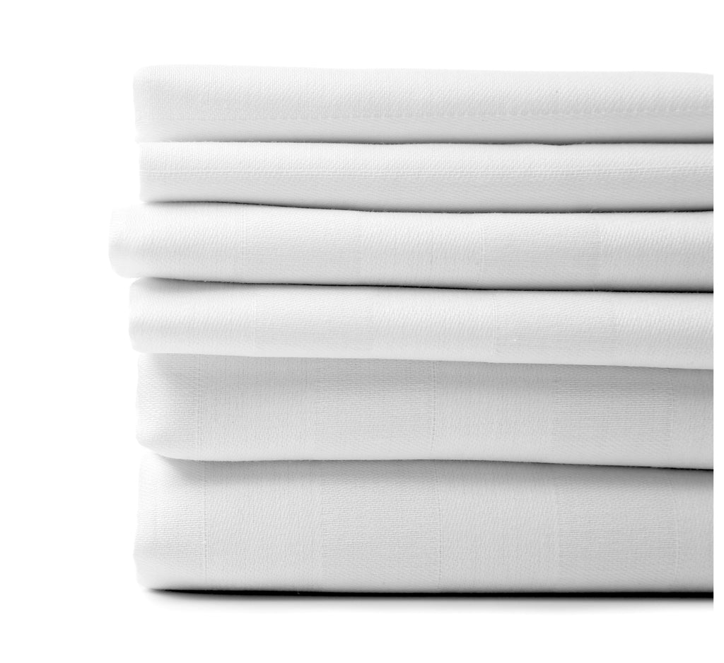 OLIVIA ROCCO Percale Fitted Sheet – 180 TC Cotton Linen, Super Soft & Durable Bedding