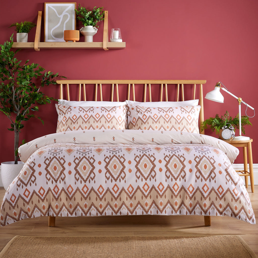 Olivia Rocco Taxila Reversible Duvet Cover & Pillowcase Set – Super Soft