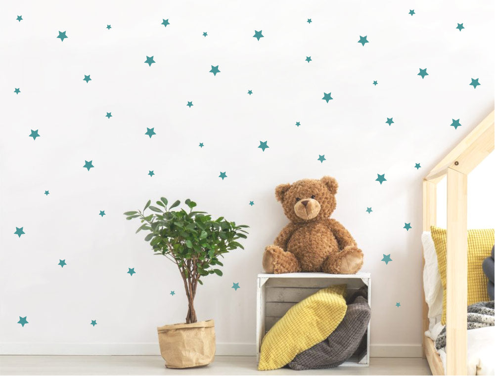 Star Wall Stickers Kids Nursery Star Decals