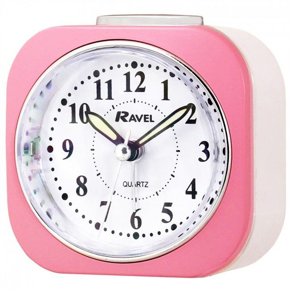 Ravel Pink Alarm Clock - RC012.05