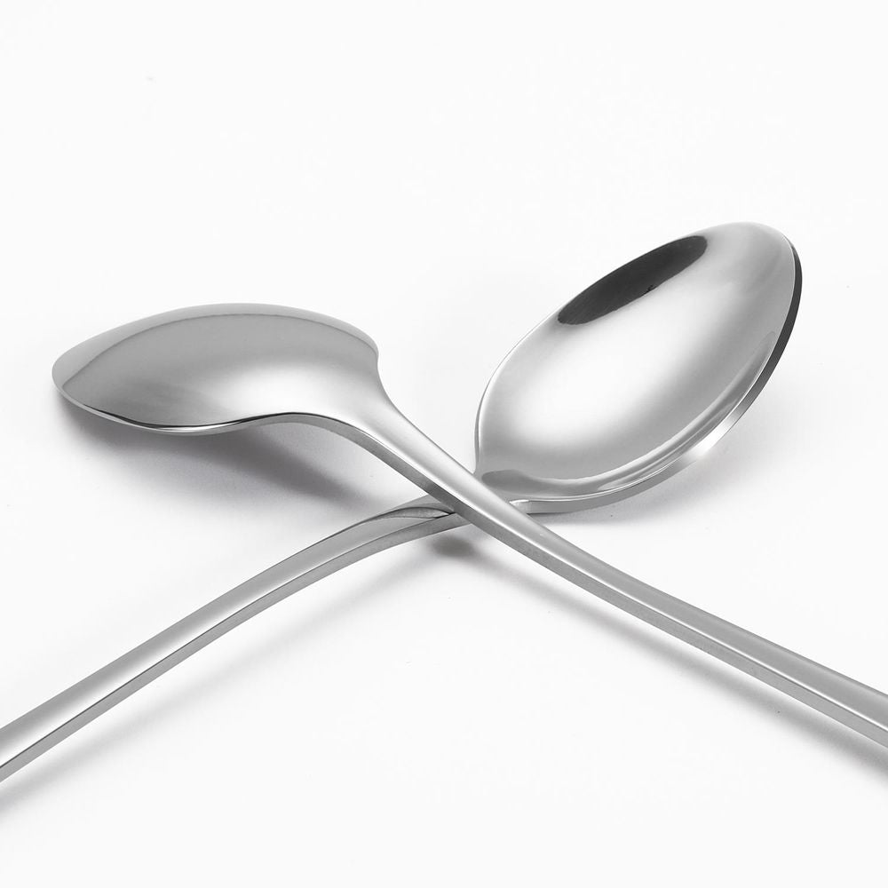 Set of 12 Stainless Steel Long Latte Spoons - 20cm