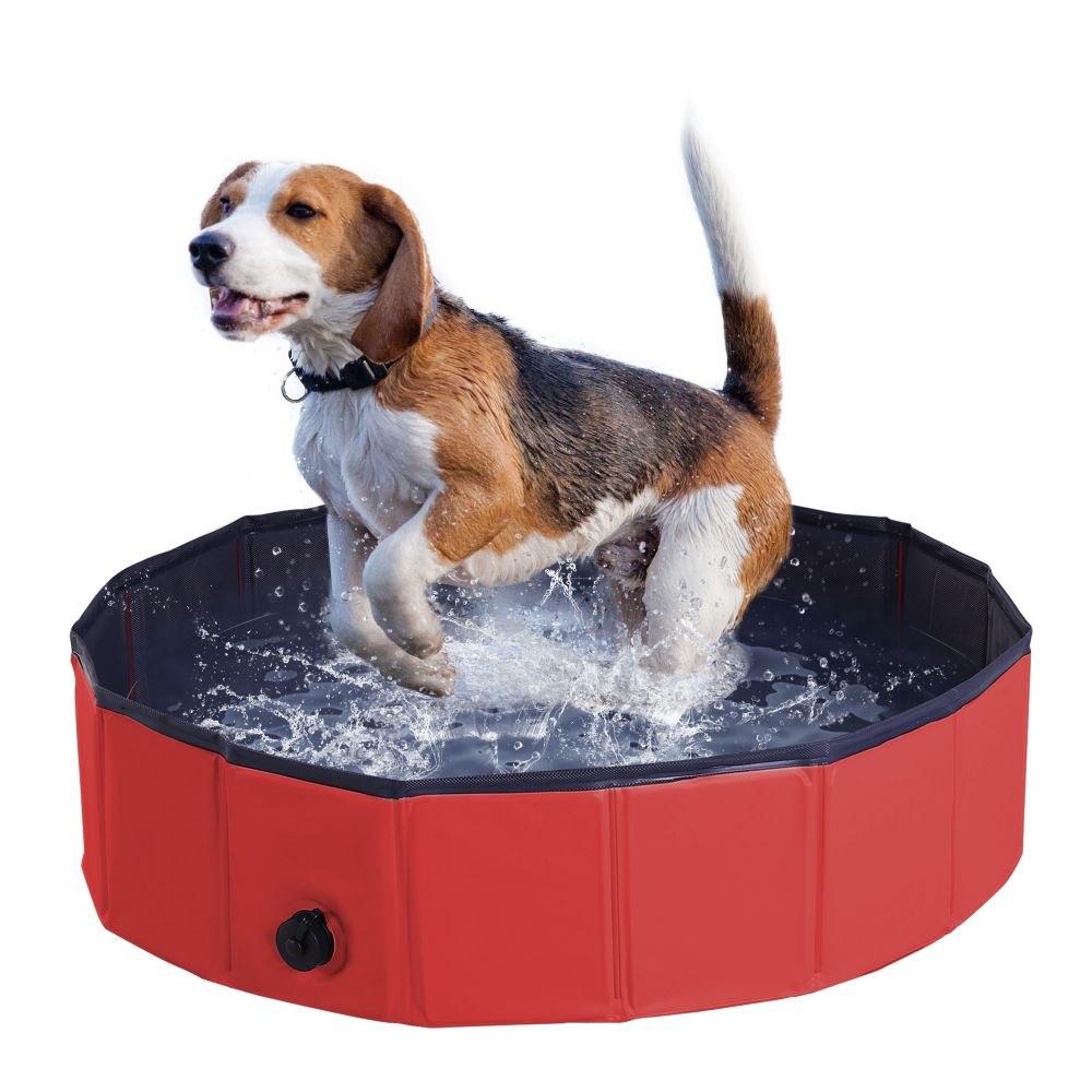 Foldable Indoor or Outdoor Pet Dog Paddling Pool - 80cm