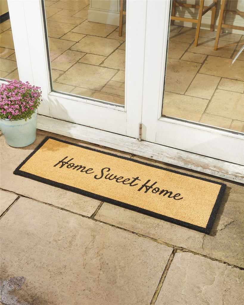 Astley PVC Backed Home Sweet Home Doormat - 40cm x120cm