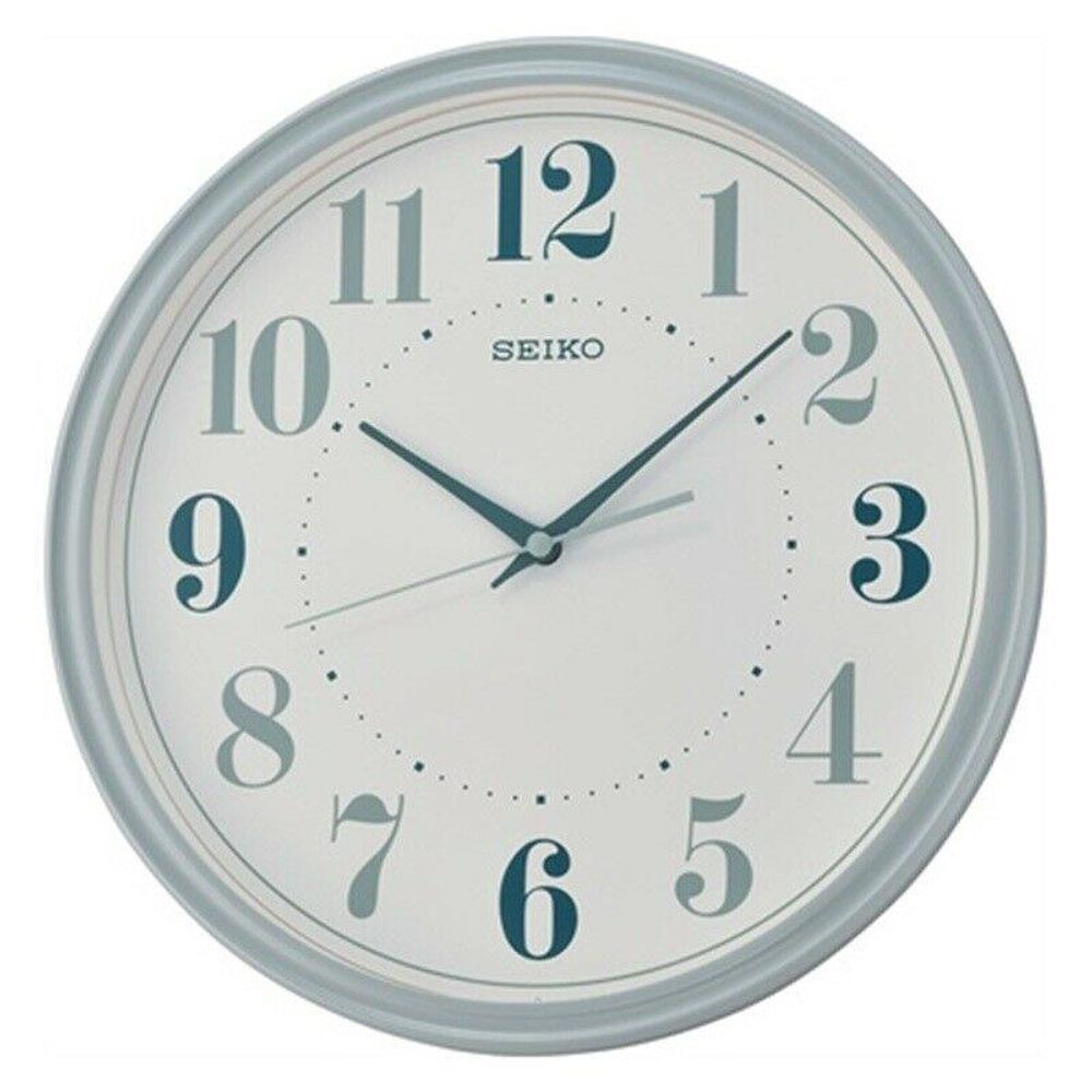 Seiko Matte Grey Decorator Wall Clock - QXA740N