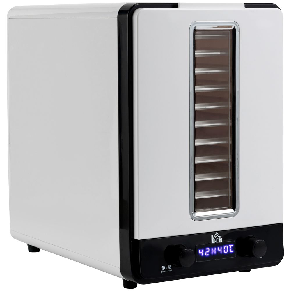 550W 11Tier Food Dehydrator Dryer Machine - White