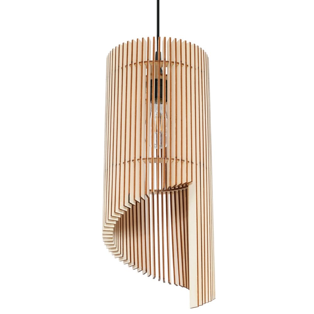 Alexia Scandinavian Design Wooden Pendant Lamp - E27