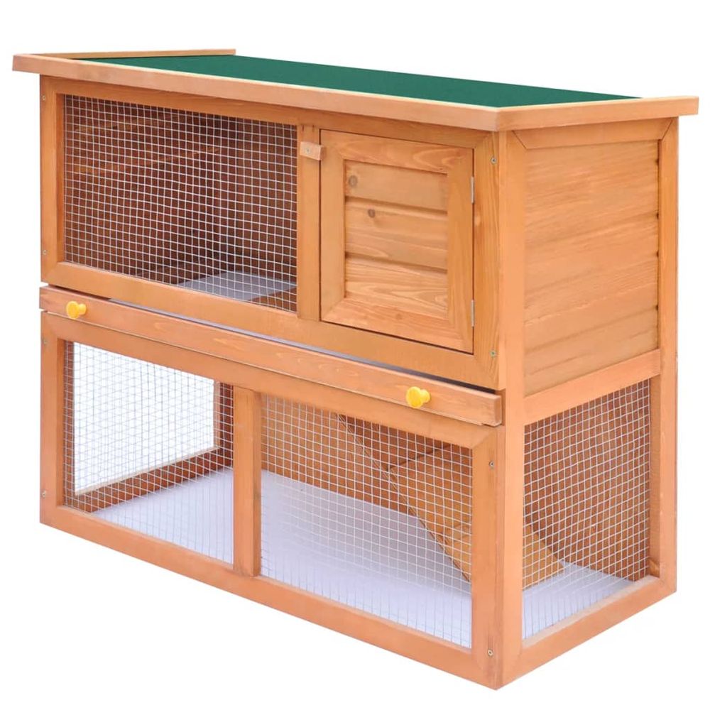 Outdoor Wooden Rabbit Hutch | Small Pet Animal House