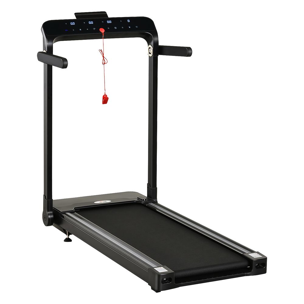 Homcom 1.85HP Foldable Electric Treadmill with LED Screen