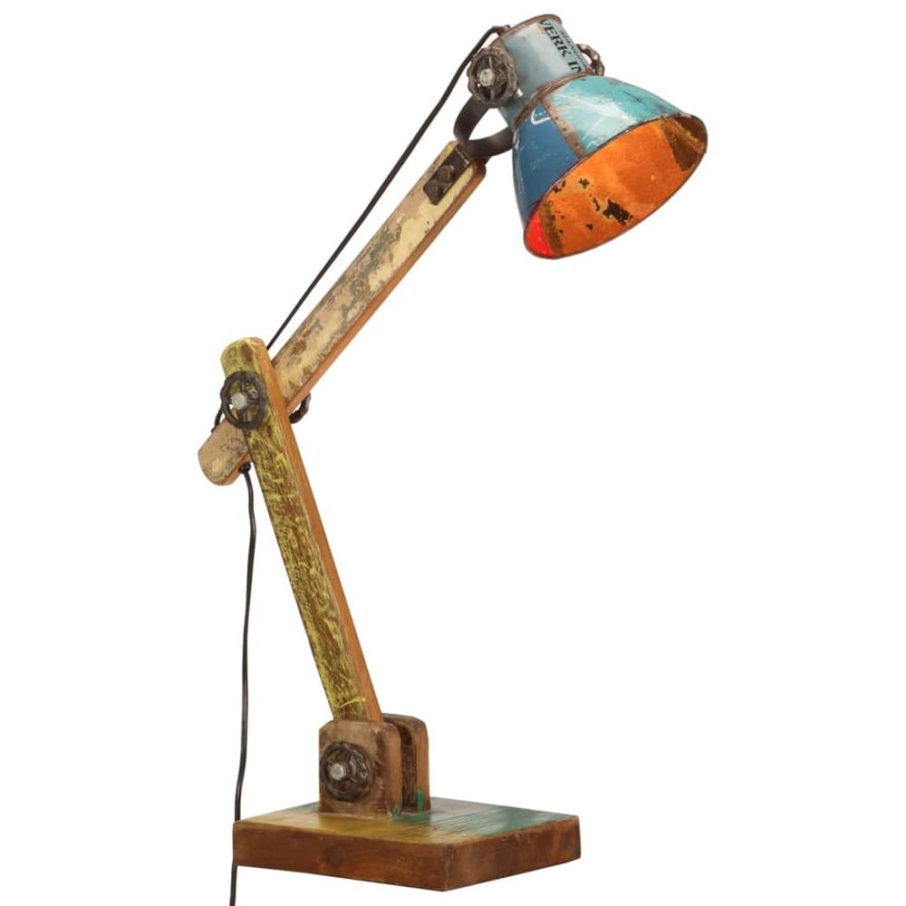 Multicolour E27 Industrial Desk Lamp