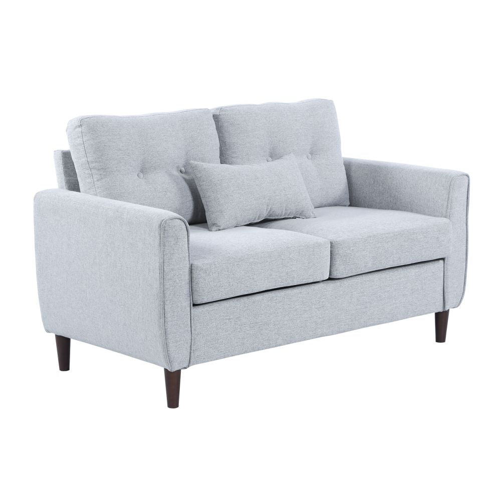 Modern Chic Loveseat Sofa with Armrests & Spring Padding
