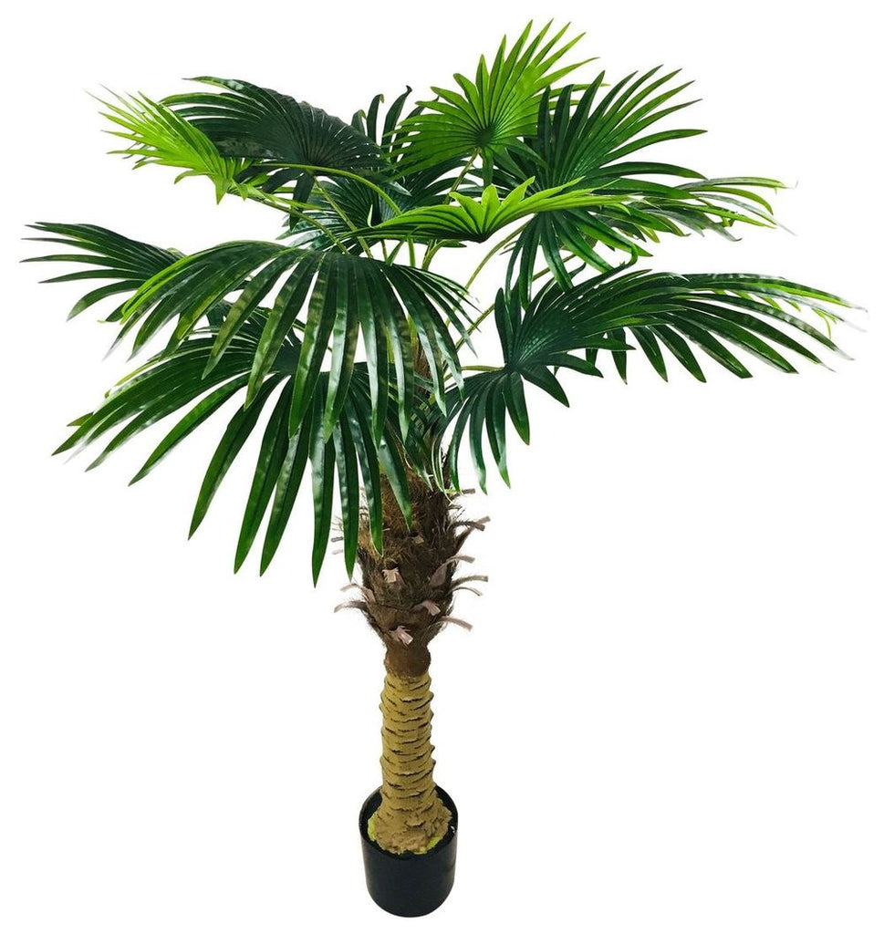 Large Artificial Fan Palm Tree - 150cm