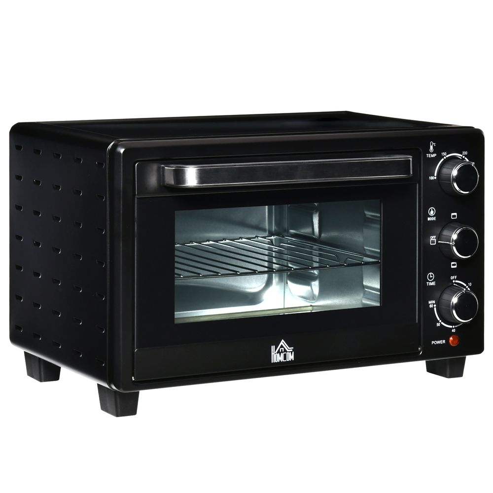 21L Mini Oven and Grill with Baking Tray and Wire Rack - 1400W