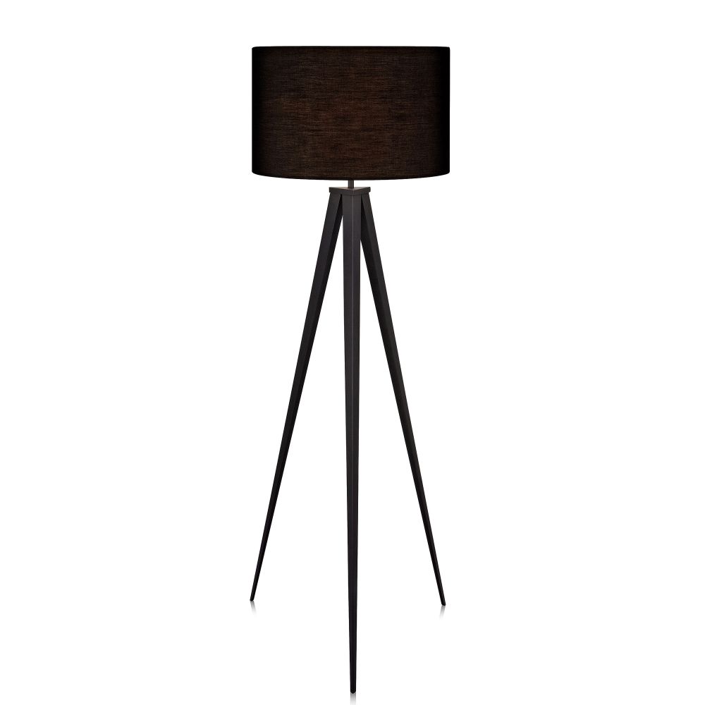 Black on sale tripod lamp