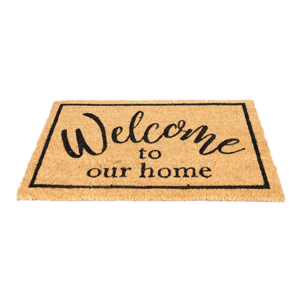 Coir Welcome To Our Home Doormat - 60cm x 40cm