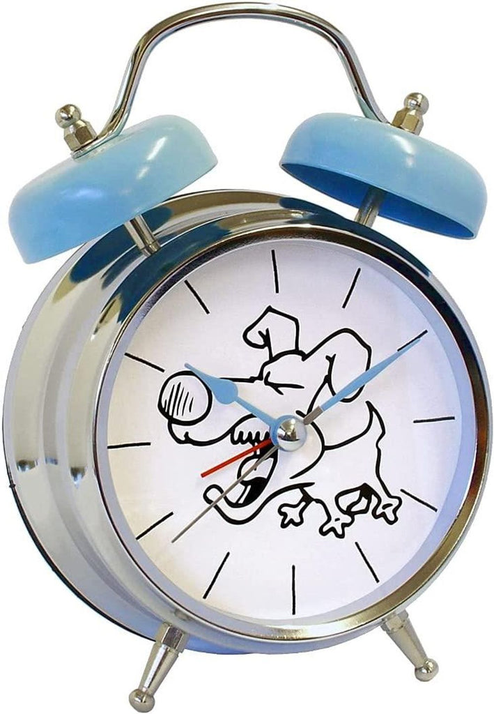 Unisex Dog Barking Double Bell Quartz Alarm Clock - IMP116