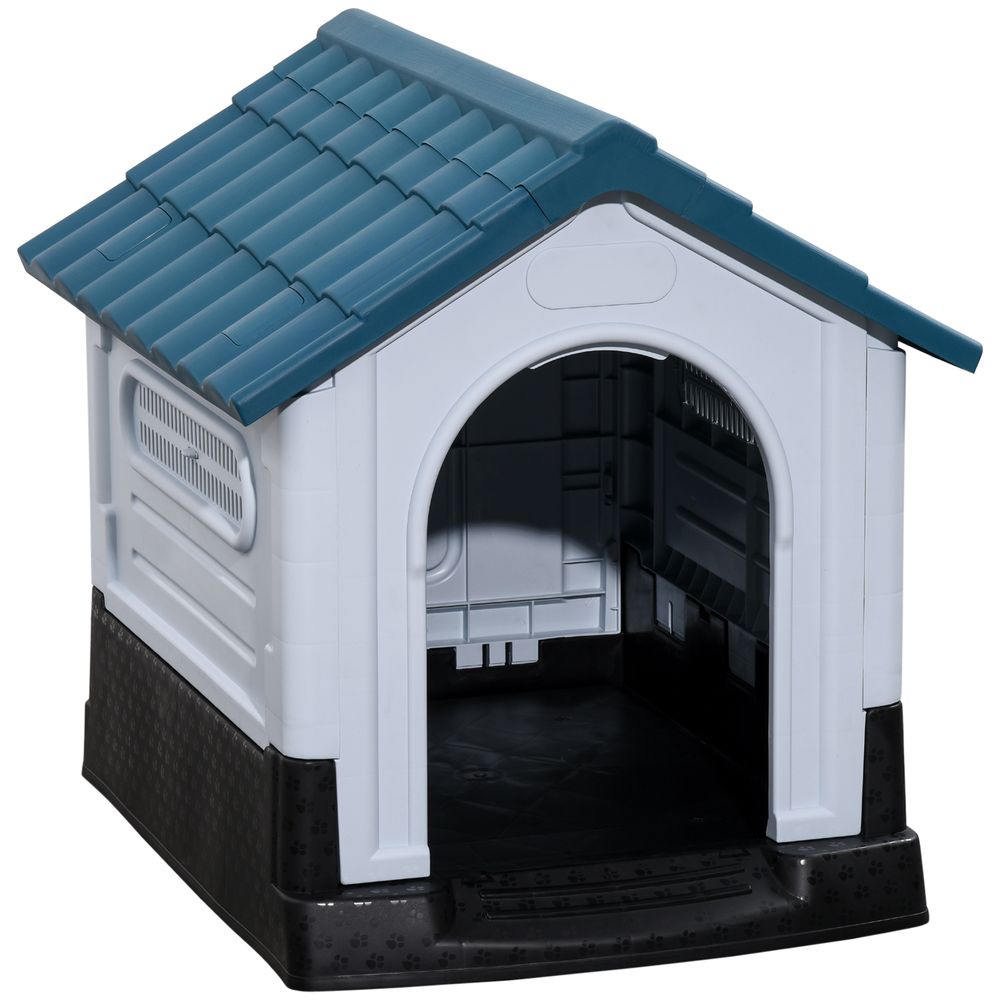 Plastic Dog Kennel House for Small Dogs - 64.5cm x 57cm x 66cm