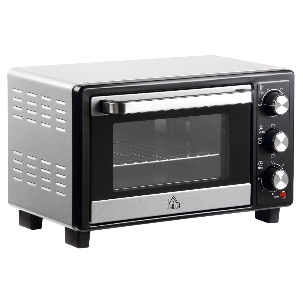 16L 1400W Silver Mini Grill Oven