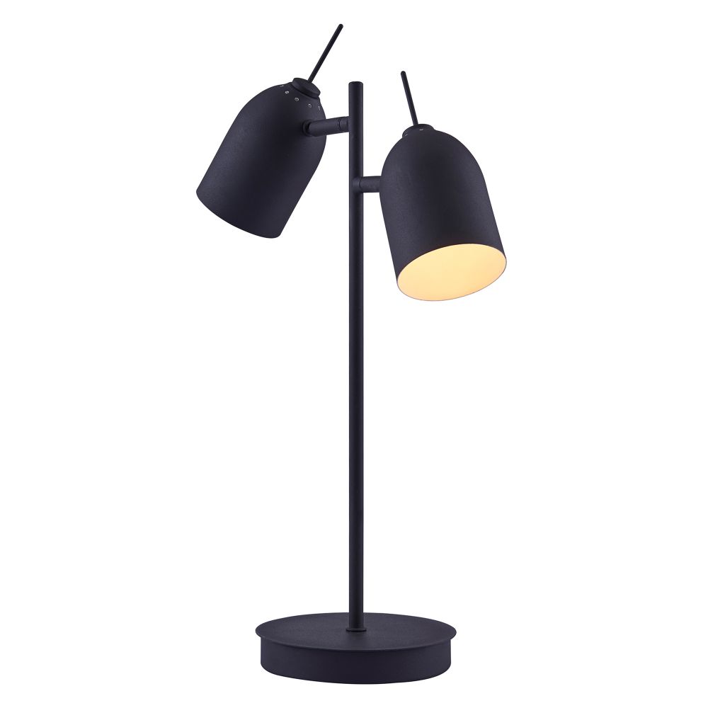 Mason Adjustable Spotlights Table Lamp - Black